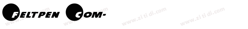 Feltpen Com字体转换